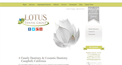 Desktop Screenshot of lotus-dentalgroup.com